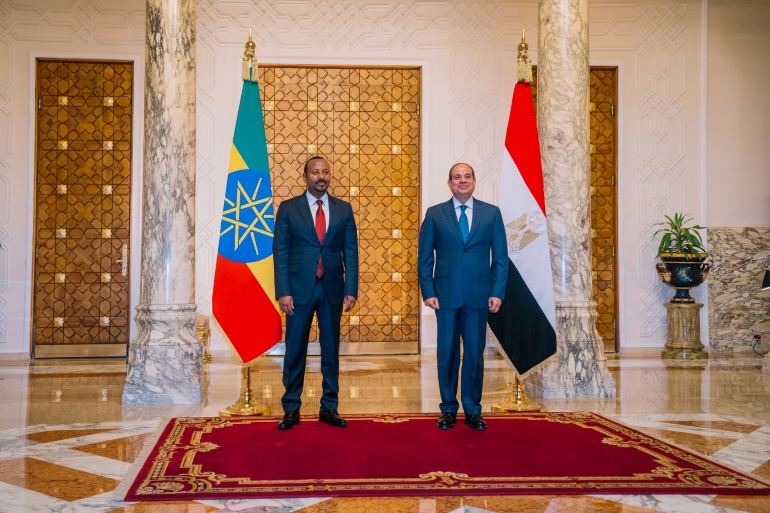 السيسي وآبي أحمد