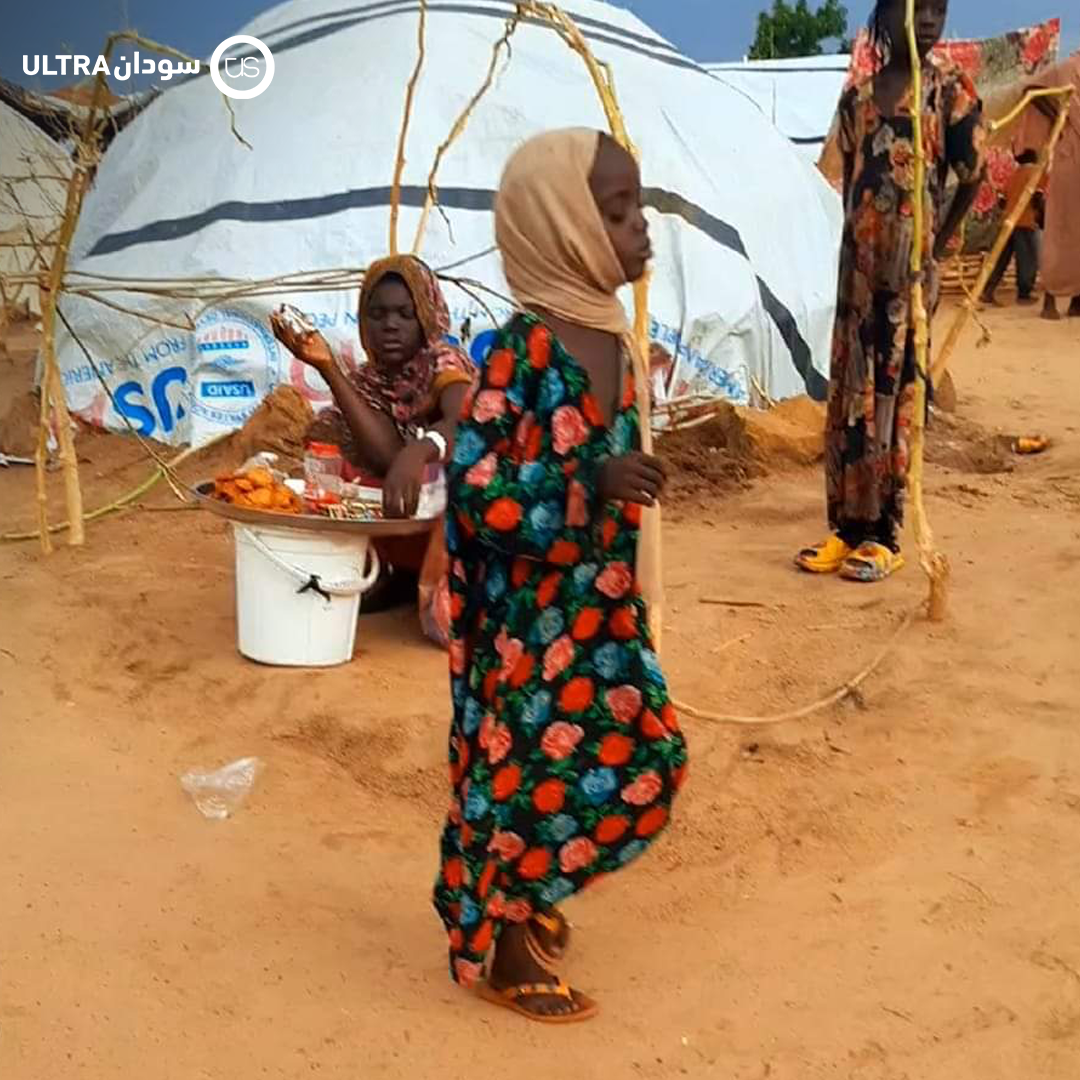 طفلة في معسكرات اللاجئين السودانيين في تشاد