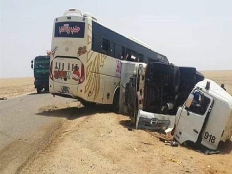 أسفر الحادث عن مقتل خمسة أشخاص وإصابة (13) آخرين
