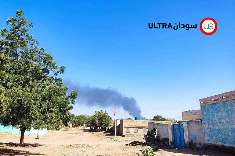 أعمدة دخان شرقي الجزيرة بسبب الاشتباكات بين الجيش والدعم السريع