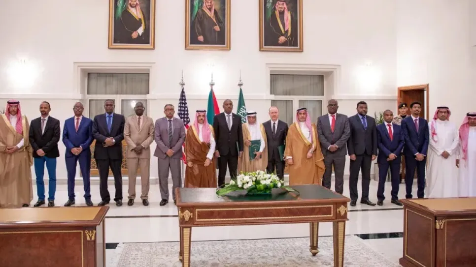 مفاوضات جدة - وفد الجيش السوداني ووفد قوات الدعم السريع والوساطة السعودية والأمريكية.jpg