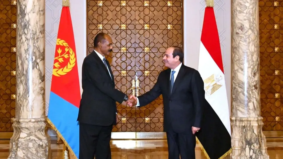 محادثات بين مصر وإريتريا بشأن السودان.jpg
