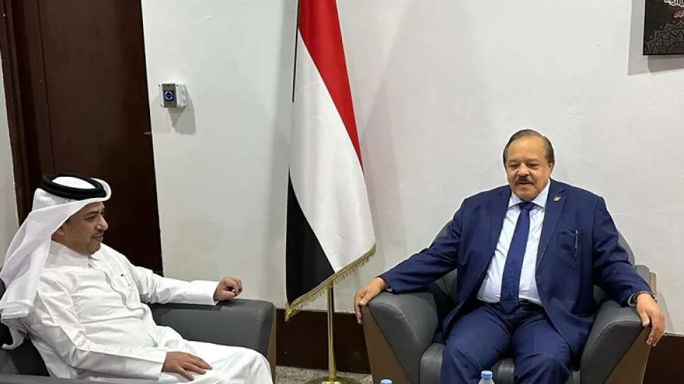 وزير الخارجية والسفير القطري لدى السودان.jpg