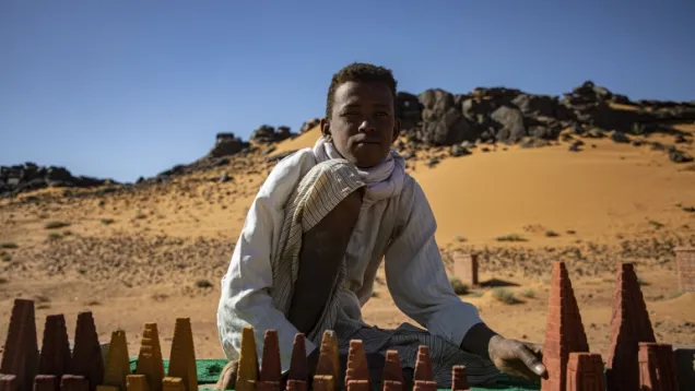 طفل يبيع قطع أثرية.jpg