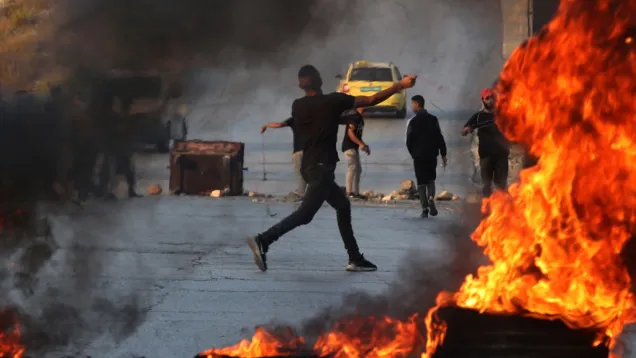 طفل فلسطيني يرمي حجارة.jpg