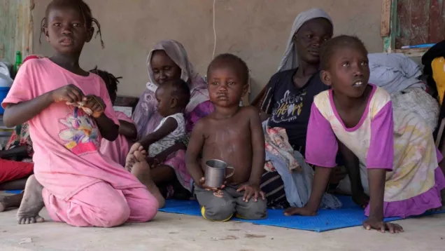 نازحون سودانيون جراء الحرب.jpg