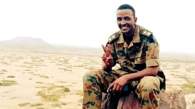 First Lieutenant Muhammad Siddiq, icon of the Sudanese revolution.jpg